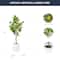 American Art Decor 5ft. Realistic Artificial Lemon Tree in White Pot